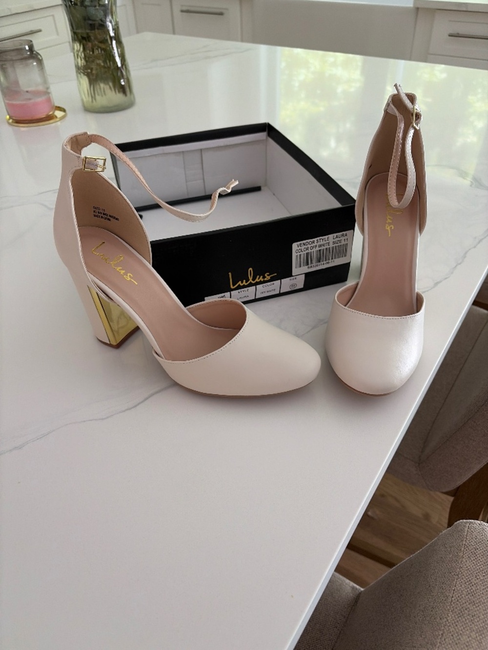 Lulus Off White High Heels